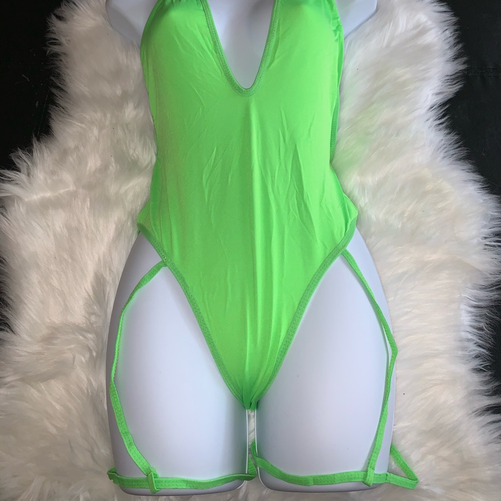 NEW! Final Sale! Garter Swimsuit - Picture 2 of 4